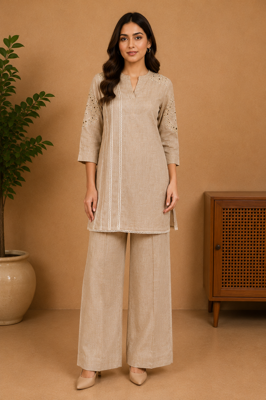 Desert Bloom Jute Coord Set