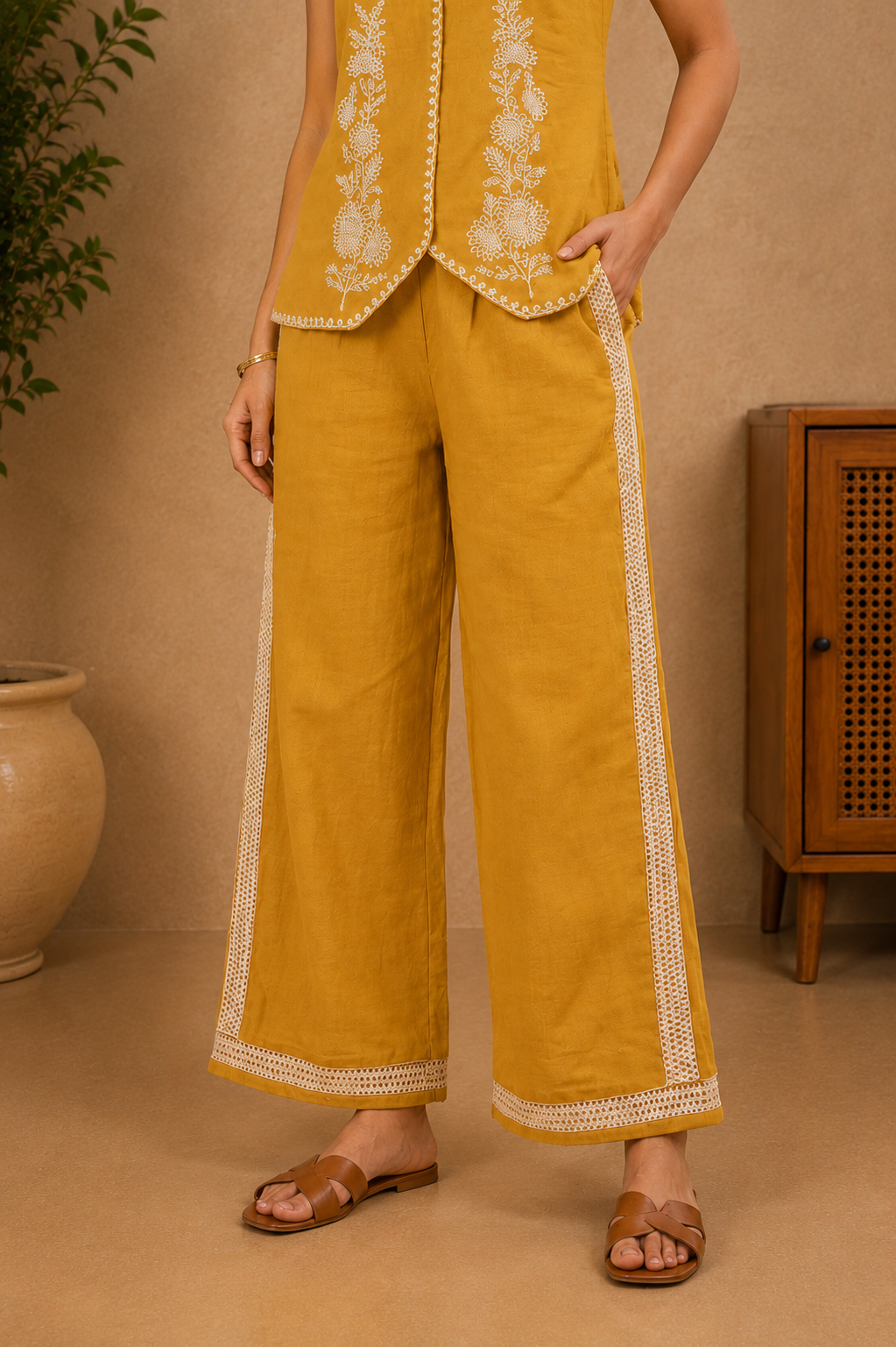 Sunehri Bloom Coord Set