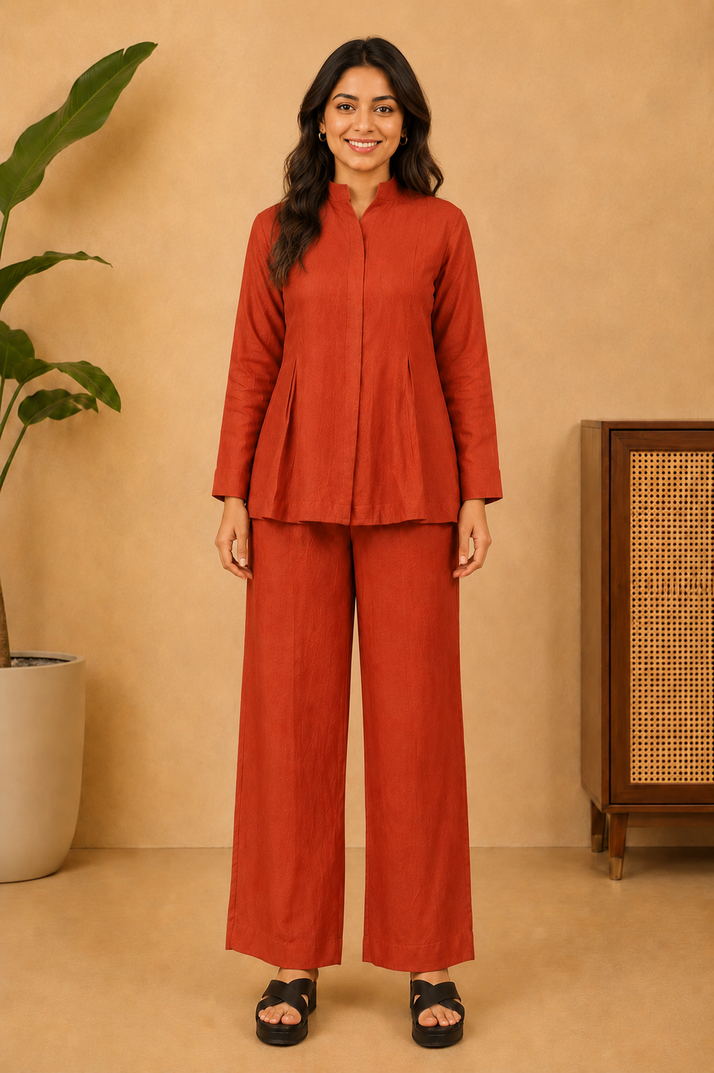 Sunshine rust orange co-ord set