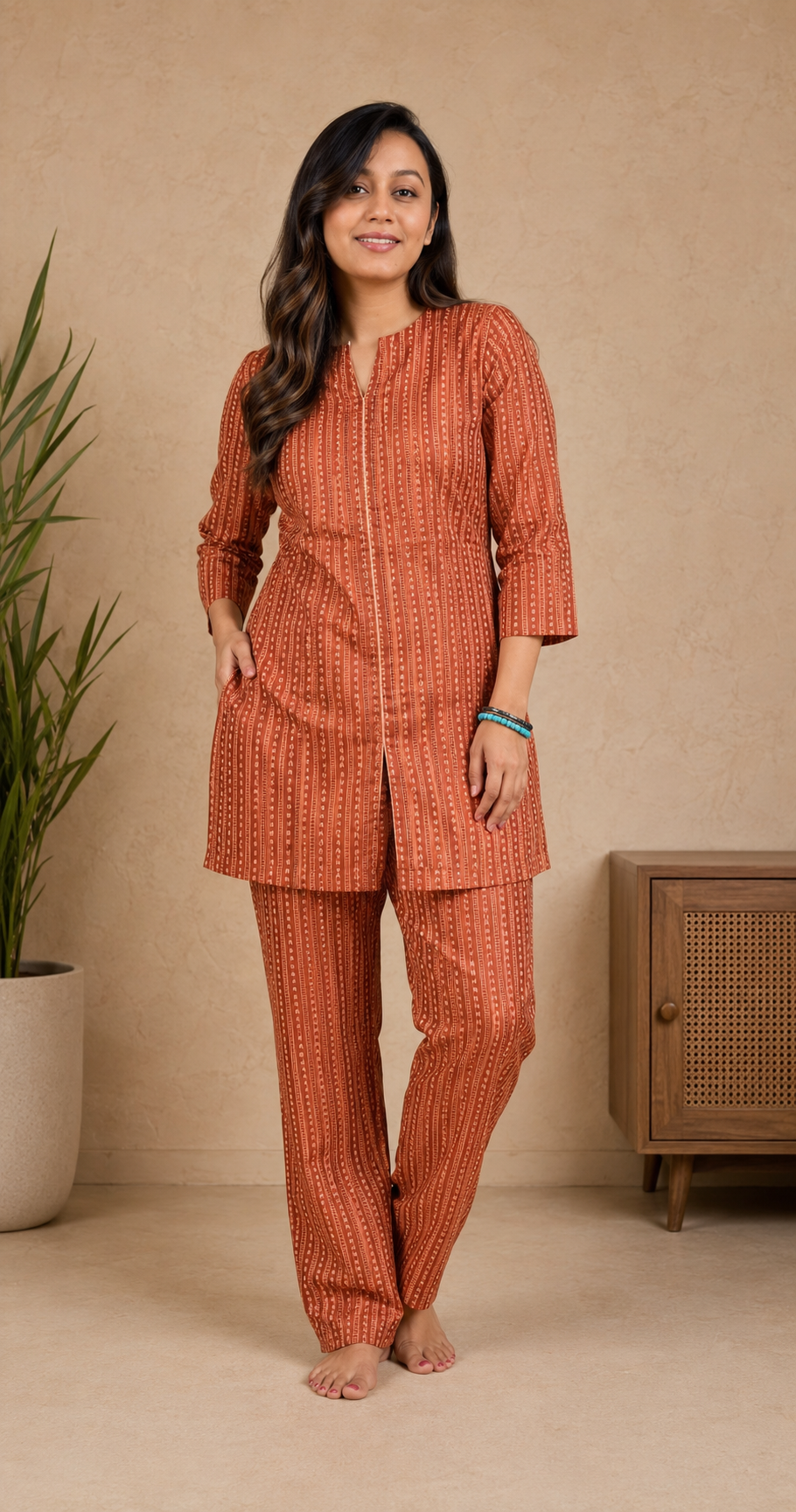 Eira kosa silk co-ord set