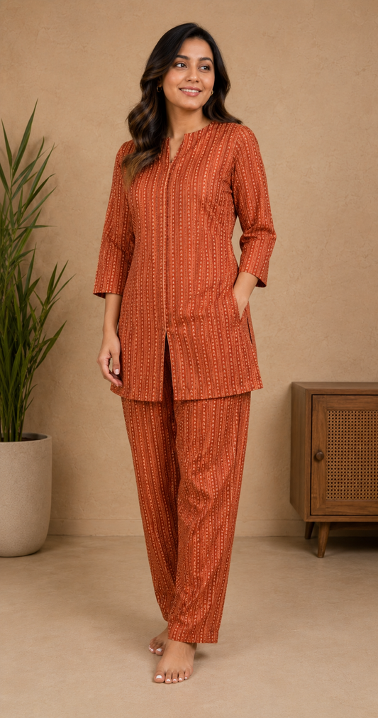 Eira kosa silk co-ord set