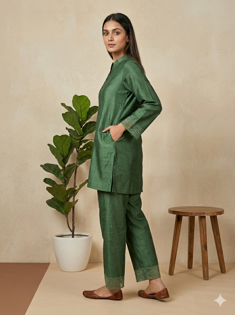 Nira Kosa Silk Co-ord set