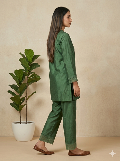 Nira Kosa Silk Co-ord set