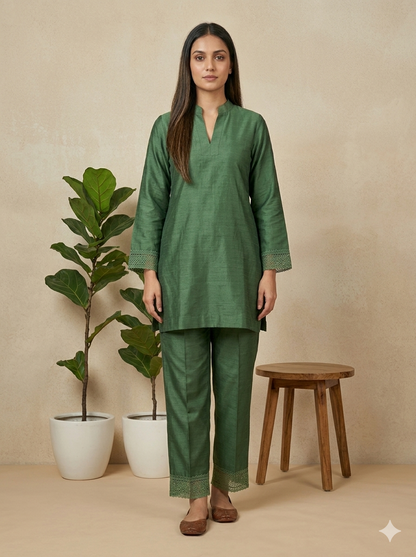 Nira Kosa Silk Co-ord set